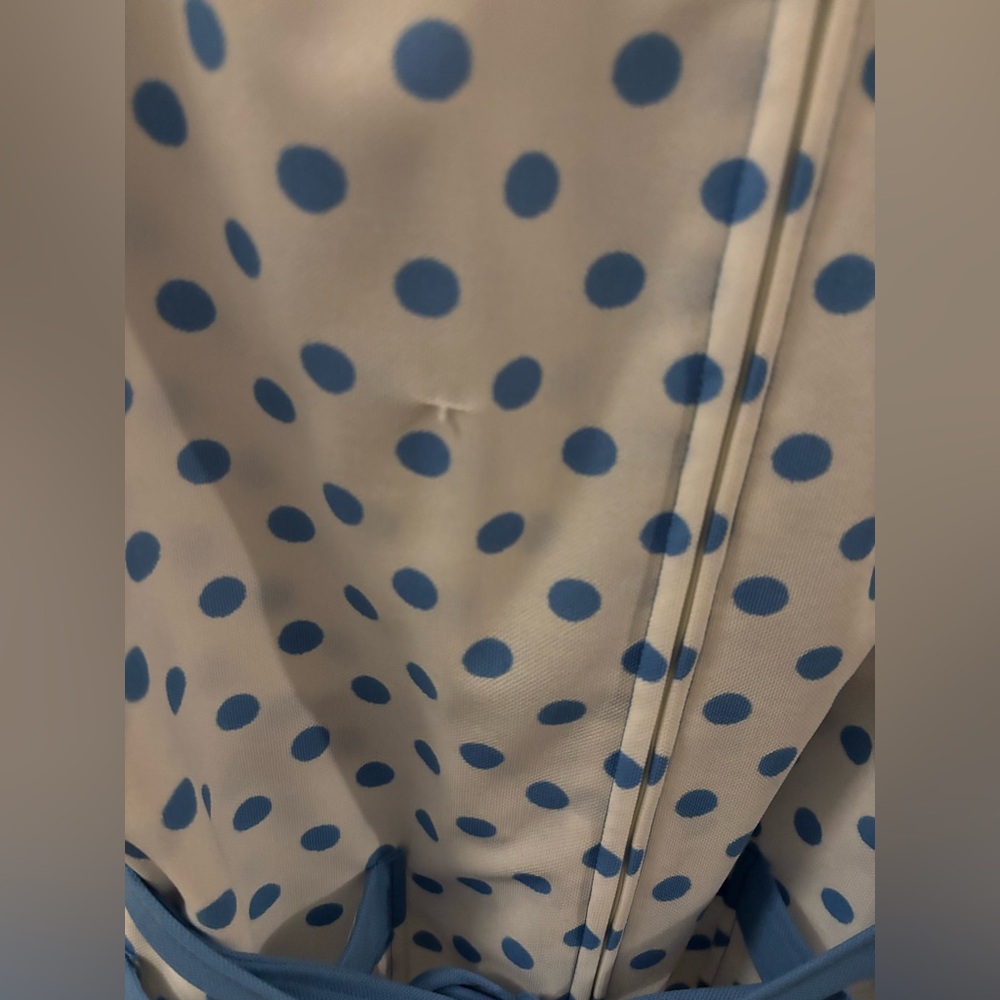 Vintage Bayard Blue Polka Dot Dress - Picture 5 of 6